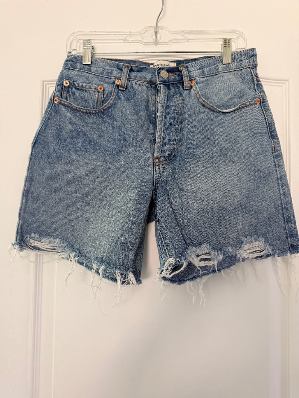 Mid-Rise Jean Shorts